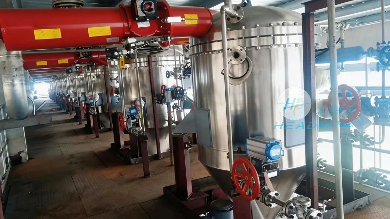 Projeto de Transporte Pneumático Fechado de Pó de Cacau Oman Musandam de Grau Alimentício