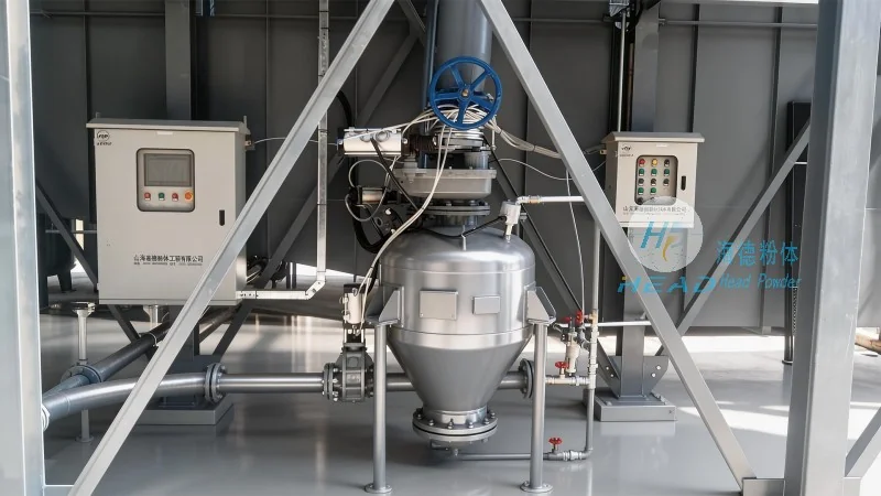 Solução de Transporte Pneumático para Pó de Lacto