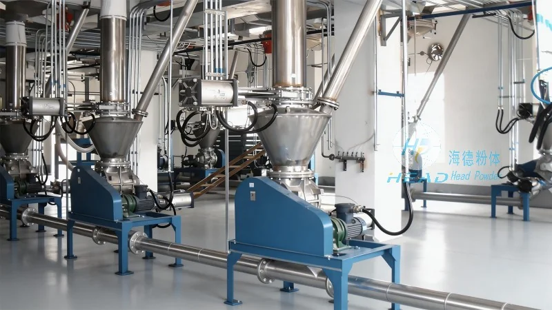 Solução de Transporte Pneumático para Pó Farmacêutico
