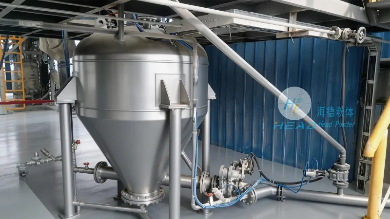 Solução de Transporte Pneumático para Grânulos de Cereais