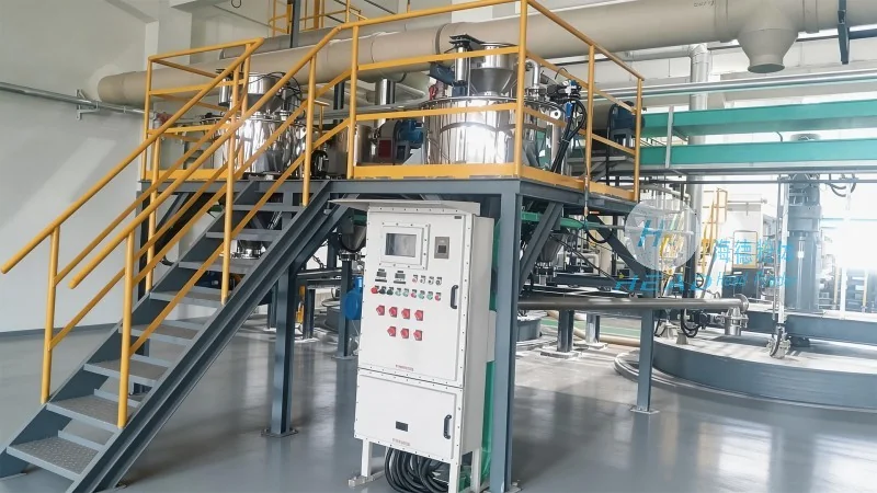 Solução de Transporte Pneumático com Caprolactama