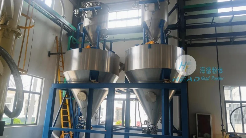 Solução de transporte pneumático para partículas de peneira molecular