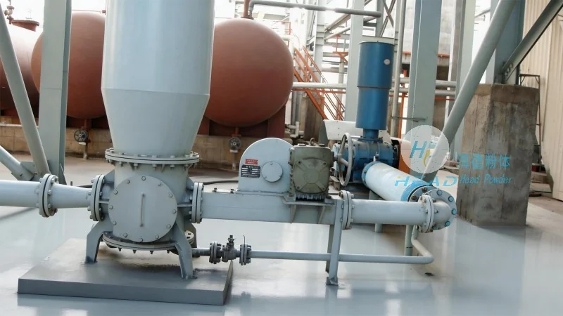 Exemplo completo de transporte pneumático de pipeline de longa distância para lítio-ferro-fosfato no porto Saud, Kuwait Exemplo completo de transporte pneumático de pipeline de longa distância para lítio-ferro-fosfato no porto Saud, Kuwait