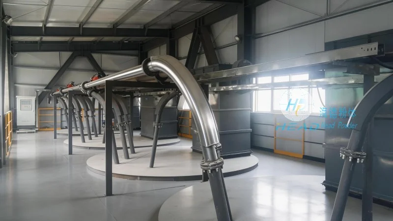 Sistema de Transporte Pneumático para Medios de Filtro de Poeira e Recheadores de Suporte