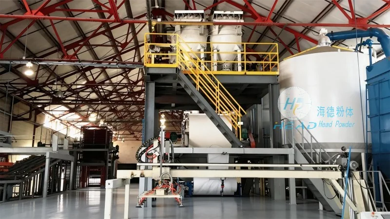 Plano de Transporte Pneumático para Pó de Ácido Estearico
