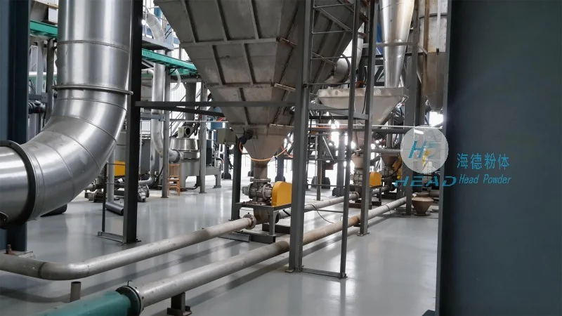 Solução de Transporte Pneumático para Grânulos de Cereais