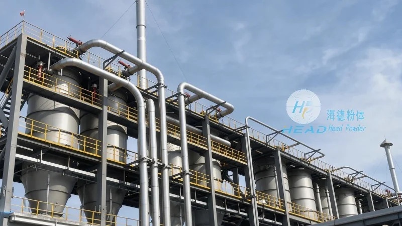 Exemplo de tubulação de aço inoxidável 304 utilizada para transporte de pó alimentício em Zielona Góra, Polônia Exemplo de tubulação de aço inoxidável 304 utilizada para transporte de pó alimentício em Zielona Góra, Polônia