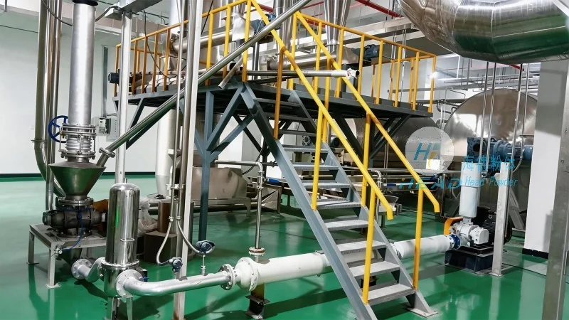 Solução de Transporte Pneumático para Grânulos de Cereais