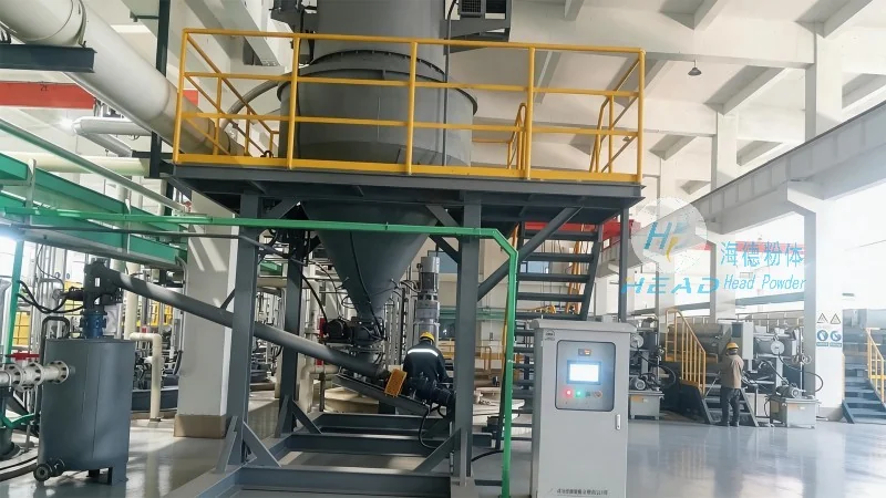 Solução de Transporte Pneumático para Amido Farmacêutico