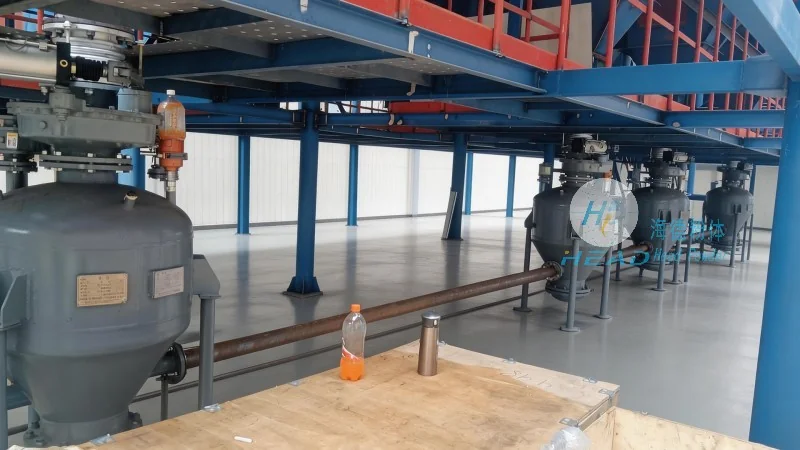 Plano de Transporte Pneumático para Pó de Escória de Aço