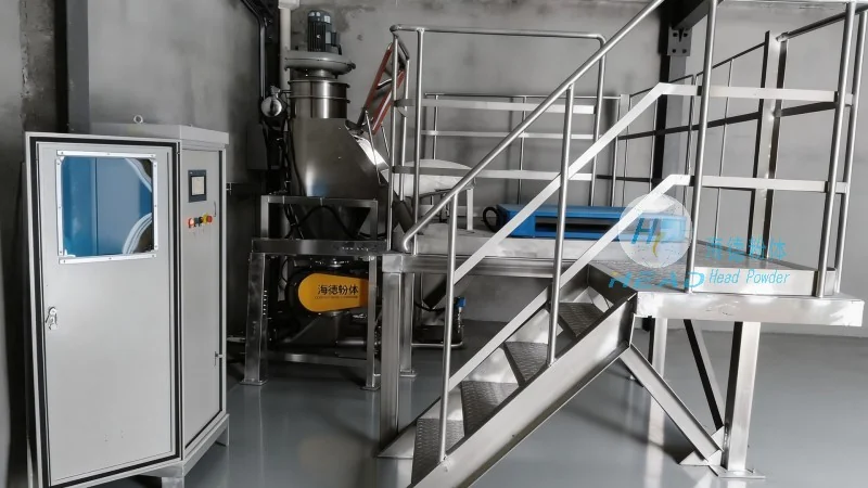 Solução de transporte pneumático com pó PEEK