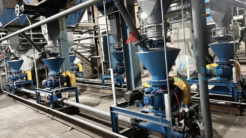 Sistema Automático Centralizado de Transporte para Pó de Desulfurização em Chanthaburi, Tailândia Sistema Automático Centralizado de Transporte para Pó de Desulfurização em Chanthaburi, Tailândia