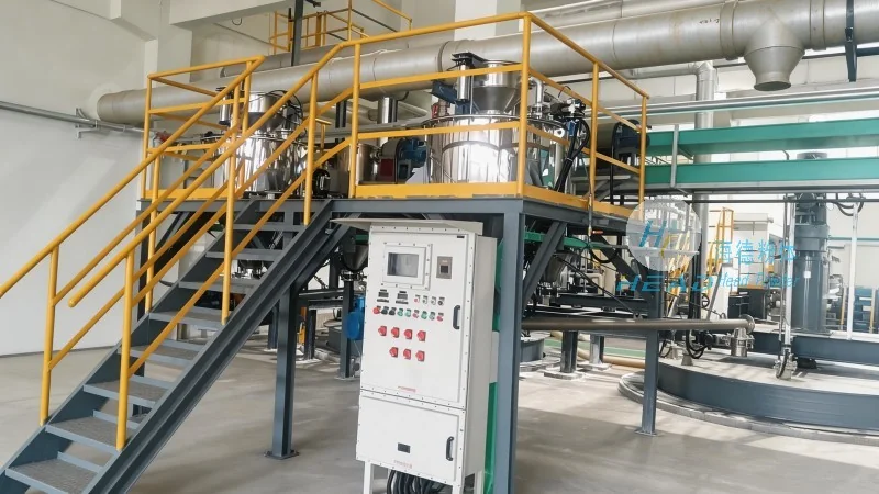 Solução de Transporte Pneumático para Pó de Mannitol