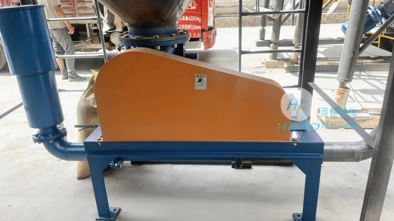 Solução de transporte pneumático para partículas de carboneto de silício