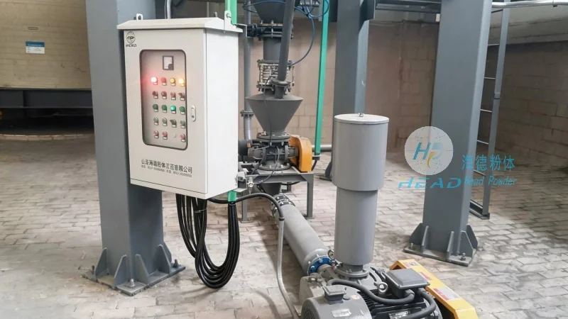 Plano de Transporte Pneumático para Sulfato de Potássio