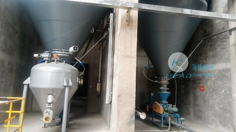Solução de Transporte Pneumático para Pó de Argila