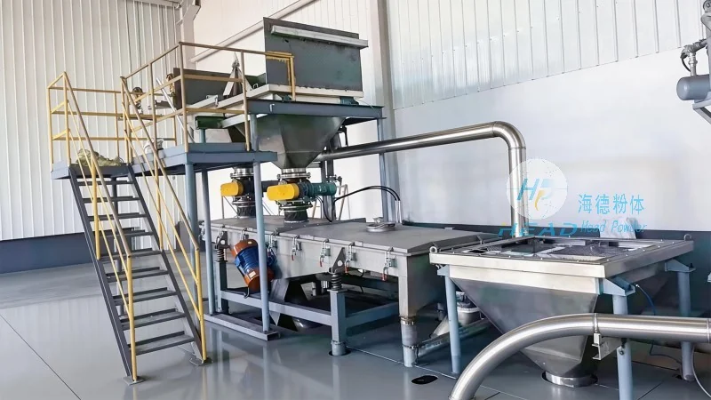 Solução de Transporte Pneumático para Pelotas de Plástico Reforçado com Fibra de Vidro