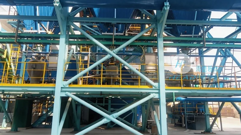 Esquema de transporte pneumático para insumo farmacêutico de dióxido de silício