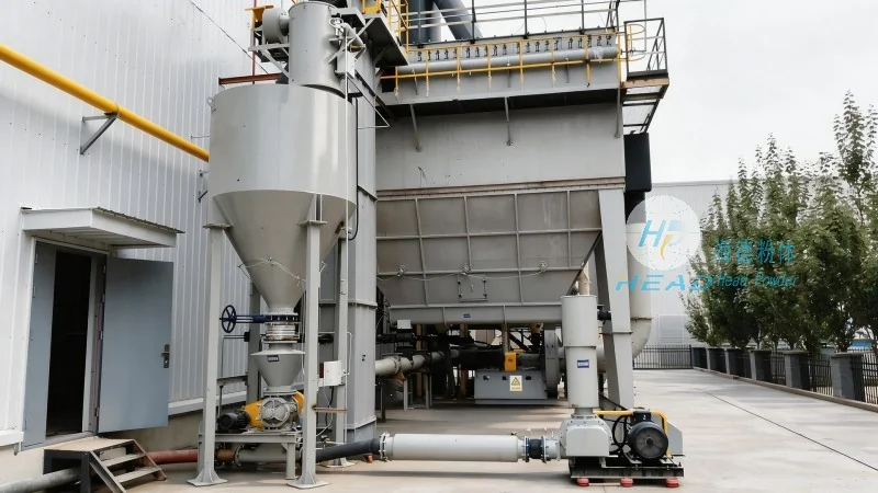 Solução de Transporte Pneumático de Carbonato de Cálcio Nano