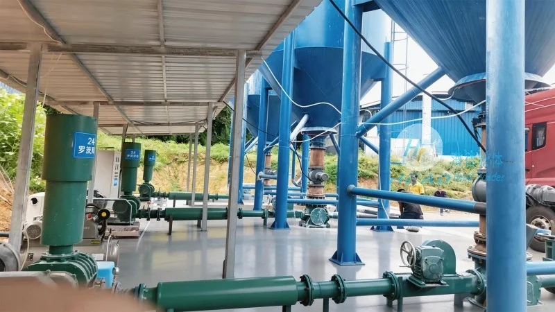 Solução de Transporte Pneumático de Grânulos EVA