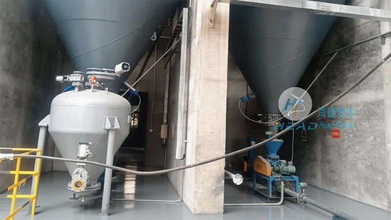 Solução de Transporte Pneumático para Pelotas de Plástico Reciclado